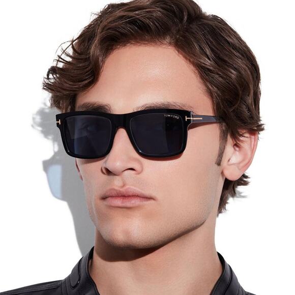 New, TOM FORD Clip-On Sunglasses/Eyeglasses TF5682-B 001q Authentic - Picture 1 of 14